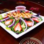 Salmon Strawberry Salad